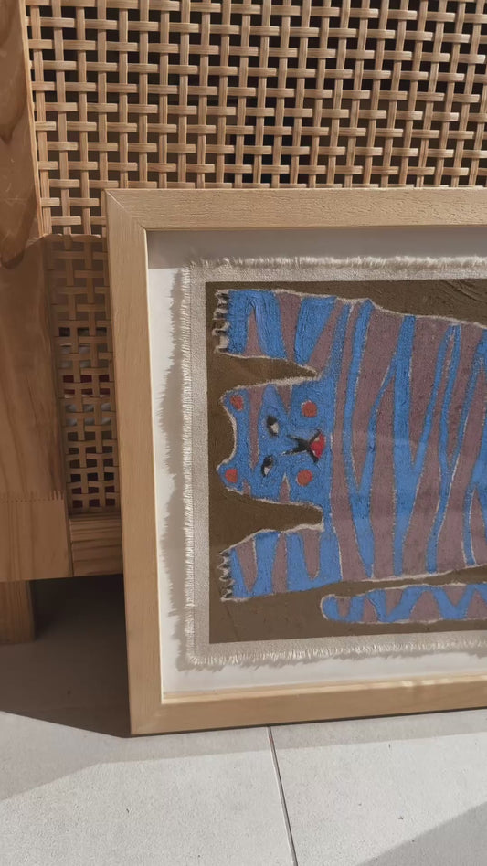 Oil pastel painting | Cool cats - 04